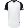 Custom Unisex Classic V-Neck Jersey White/ Black/ White