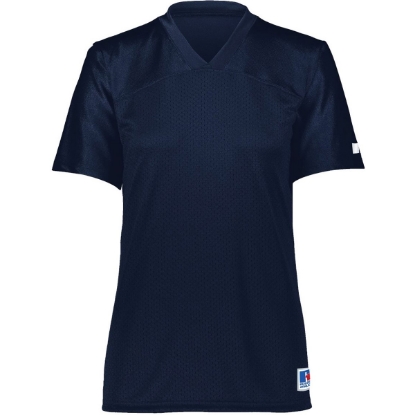 Custom Womens Solid Flag Football Jersey Navy
