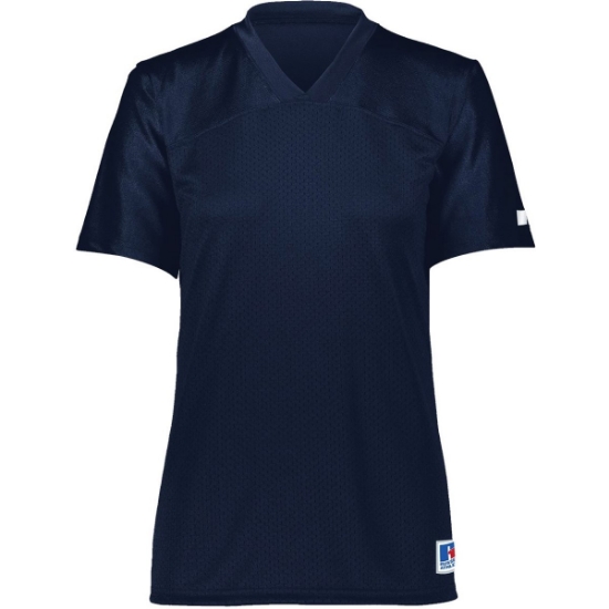 Custom Womens Solid Flag Football Jersey Navy