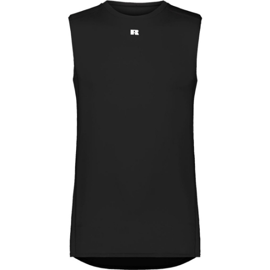 Custom Unisex CoolCore® Compression Tank Top Black