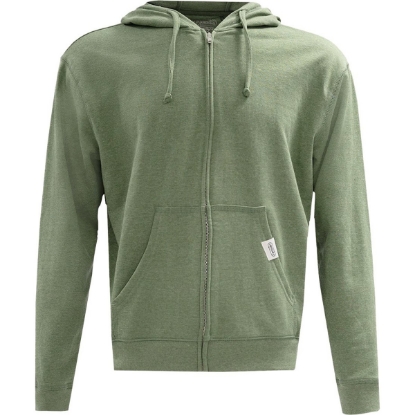 Custom Unisex Full-Zip Hooded Sweatshirt Fern