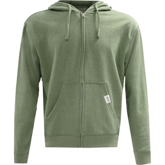Custom Unisex Full-Zip Hooded Sweatshirt Fern