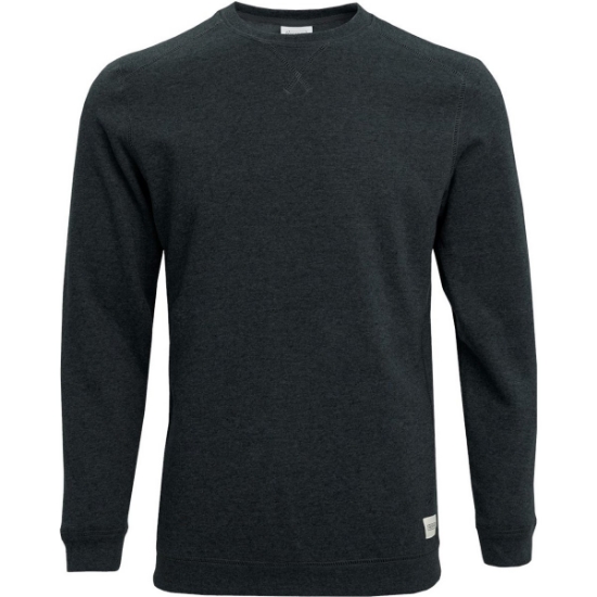 Custom Unisex Recycled Crewneck Sweatshirt Charcoal