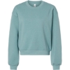Custom Womens ReFlex Fleece Crewneck Sweatshirt Arctic