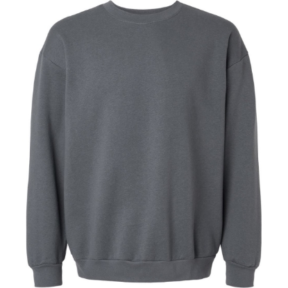 Custom Unisex ReFlex Fleece Crewneck Sweatshirt Asphalt