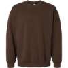 Custom Unisex ReFlex Fleece Crewneck Sweatshirt Brown