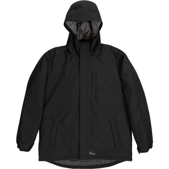Custom Mens Coastline Waterproof Storm Jacket Black