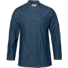 Custom Unisex Denim Chefs Jacket Denim Blue