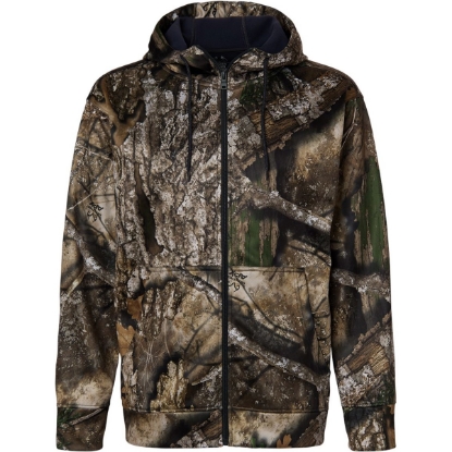 Custom Unisex Realtree® Performance Full-Zip Hooded Sweatshirt Camo