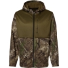 Custom Unisex Realtree® Performance Colorblocked Full-Zip Hooded Sweatshirt Camo/ Green