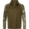 Custom Unisex Realtree® Performance Colorblocked Quarter-Zip Pullover Camo/ Green