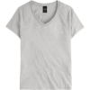 Custom Womens Perfect-T V-Neck T-Shirt Ash