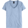 Custom Womens Perfect-T V-Neck T-Shirt Light Blue