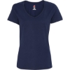 Custom Womens Perfect-T V-Neck T-Shirt Navy