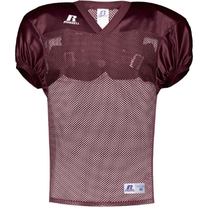 Custom Unisex Stock Practice Jersey Maroon
