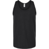 Custom Unisex Fine Jersey Tank Top Black