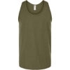 Custom Unisex Fine Jersey Tank Top Military Green