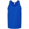 Custom Unisex Fine Jersey Tank Top Royal