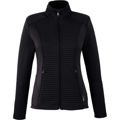 Custom Womens Venom Full-Zip Jacket Black