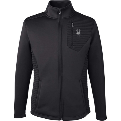 Custom Mens Venom Full-Zip Jacket Black