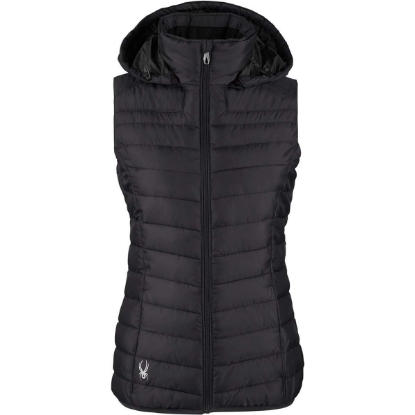 Custom Womens Supreme Puffer Vest Black