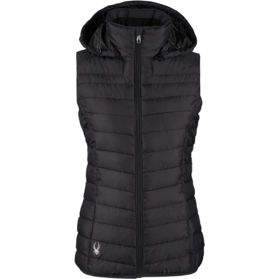 Custom Womens Supreme Puffer Vest Black
