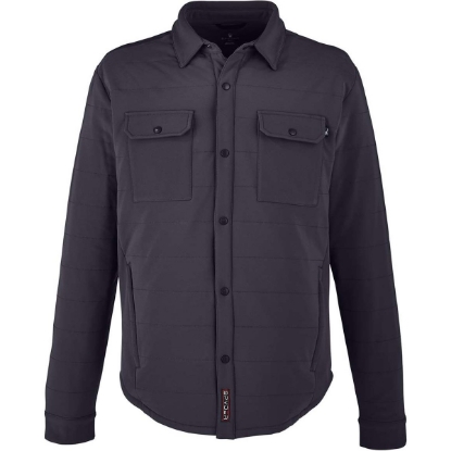 Custom Mens Axis Insulated Shirt Jacket Black