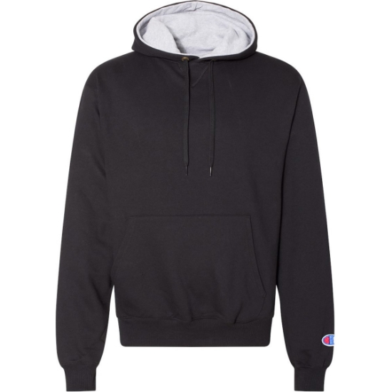 Custom Unisex Cotton Max Hooded Sweatshirt Black
