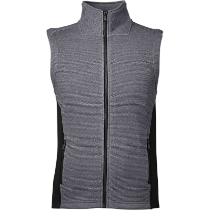 Custom Mens Pursuit Vest Black Heather/ Black