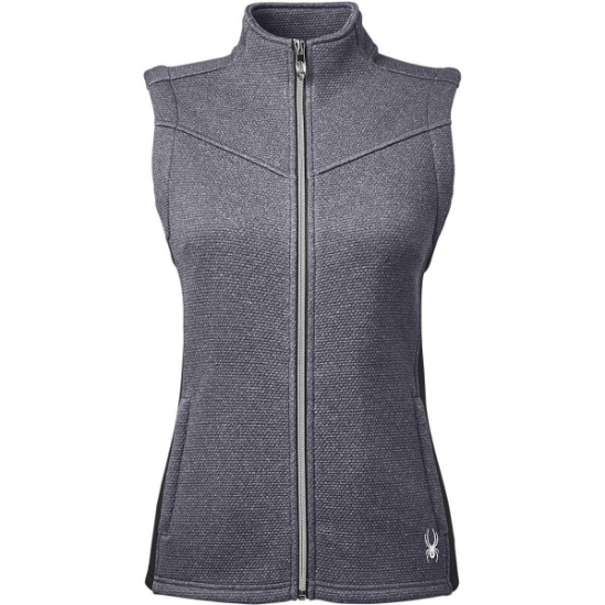 Custom Womens Pursuit Vest Black Heather/ Black