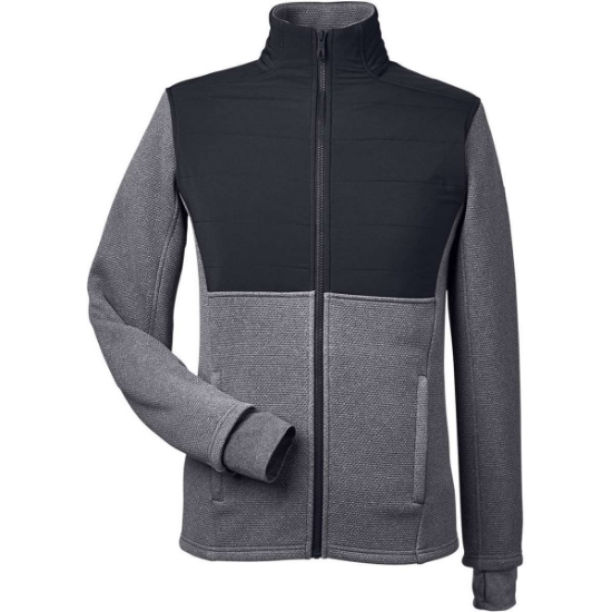 Custom Mens Pursuit Jacket Black Heather/ Black