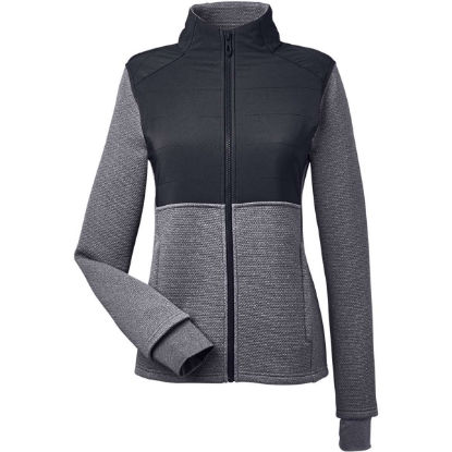Custom Womens Pursuit Jacket Black Heather/ Black