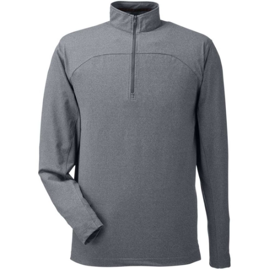 Custom Mens Spyre Quarter-Zip Pullover Polar Frost