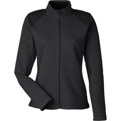 Custom Womens Constant Canyon Full-Zip Sweater Black