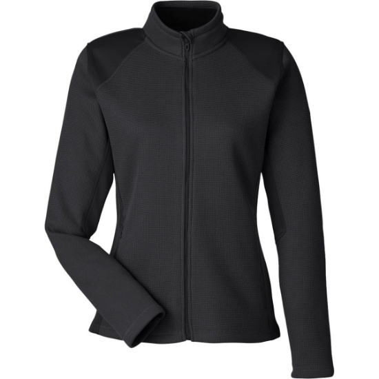 Custom Womens Constant Canyon Full-Zip Sweater Black