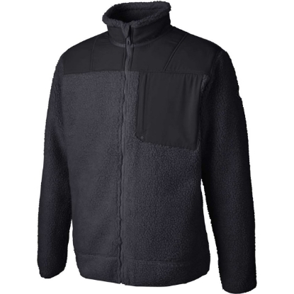 Custom Unisex Venture Sherpa Jacket Black