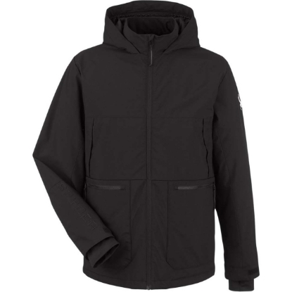 Custom Mens Convert Insulated Jacket Black