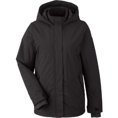 Custom Womens Convert Insulated Jacket Black