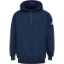 Custom Mens Flame Resistant Quarter-Zip Hooded Sweatshirt Navy