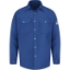 Custom Mens Snap-Front Uniform Shirt - EXCEL FR Royal Blue