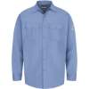 Custom Mens Flame Resistant Excel Work Shirt Light Blue