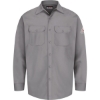 Custom Mens Flame Resistant Excel Work Shirt Silver Grey