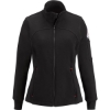 Custom Womens Full-Zip Fleece Jacket Black