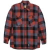 Custom Mens Tall Timber Flannel Shirt Jacket Plaid Red