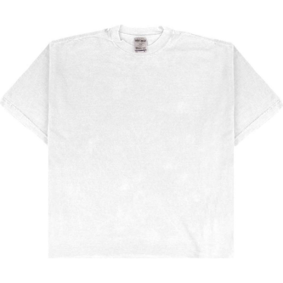 Custom Unisex Max Heavyweight Garment-Dyed Drop Shoulder T-Shirt White