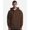 Custom Unisex Max Heavy Garment-Dyed Hooded Sweatshirt Mocha