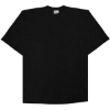 Custom Unisex Garment-Dyed Reverse T-Shirt Black