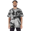 Custom Unisex Max Heavyweight Tie-Dyed T-Shirt Black/ White