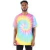 Custom Unisex Max Heavyweight Tie-Dyed T-Shirt Sherbet Rainbow