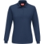 Custom Womens Long Sleeve Performance Knit Polo Navy